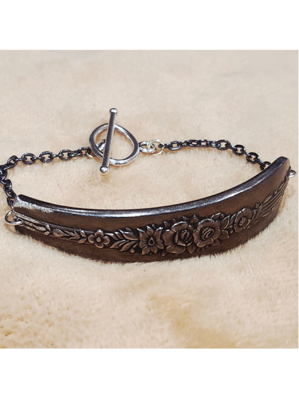 Bracelet Silverwear ONEIDA silverplate 1954 ROYAL ROSE aged